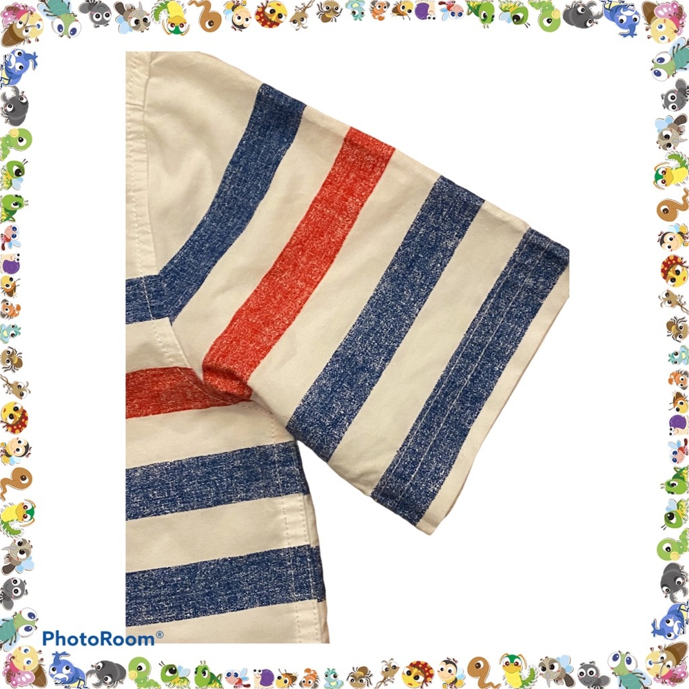 Nautica Boys Button Down Short Sleeve Shirt - Picture 3 of 4